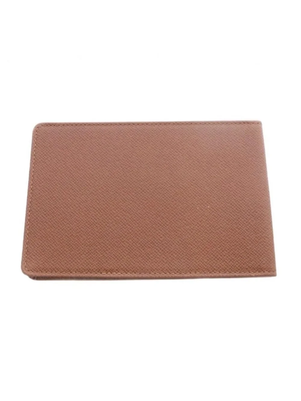 Louis Vuitton Card Slot Leather Logo Brown